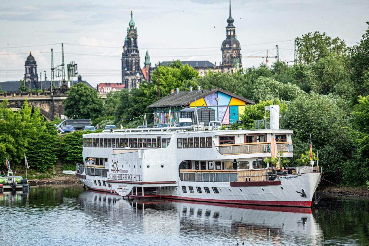 Schiffsherberge Poeppelmann Dresden Buitenkant foto